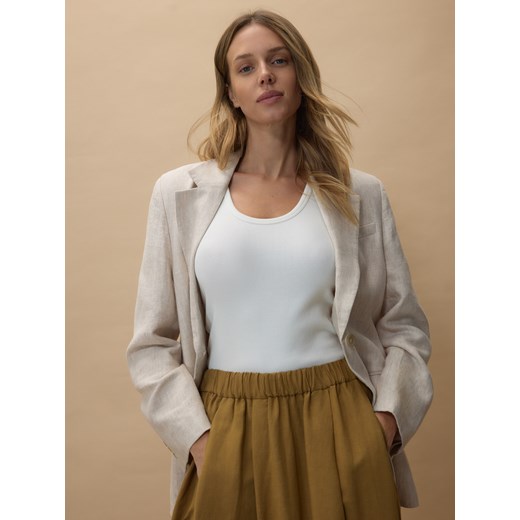 Spódnica Reserved lniana midi 