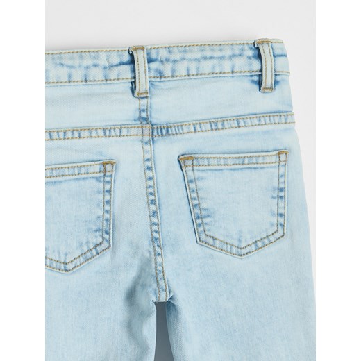 Reserved - Jeansy flare high waist - niebieski Reserved 104 (3-4 lata) Reserved