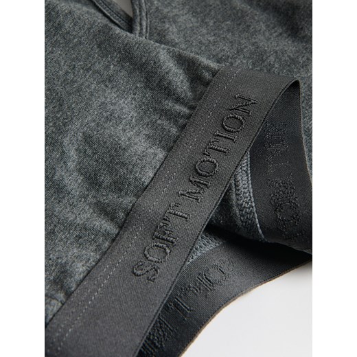 Reserved - Top w sportowym stylu - szary Reserved M Reserved