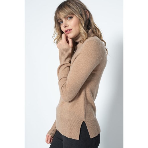 Perfect Cashmere Kaszmirowy golf "Tracy" w kolorze beżowym - id: 16365246 - marki Perfect Cashmere - 178372070 Perfect Cashmere Kaszmirowy golf "Tracy" w kolorze beżowym ze sklepu Limango Polska w kategorii Swetry damskie - zdjęcie 178372070