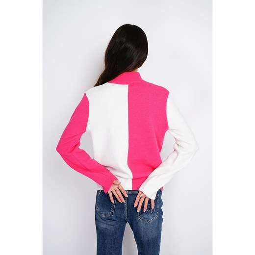 ASSUILI sweter damski z okrągłym dekoltem 