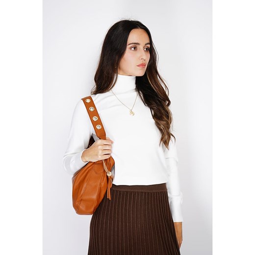 ASSUILI Kaszmirowy sweter w kolorze białym 40 Limango Polska okazyjna cena