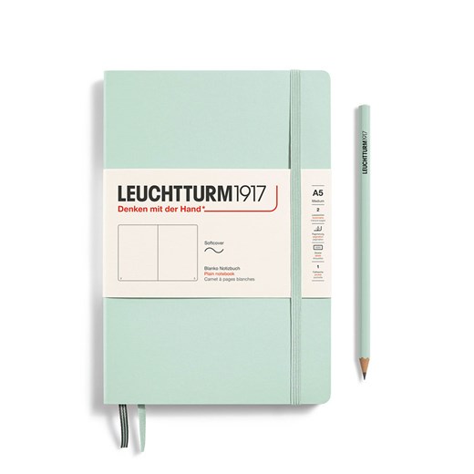 LEUCHTTURM1917 Notatnik w kolorze miętowym - A5 ze sklepu Limango Polska w kategorii Akcesoria biurowe - zdjęcie 178373894