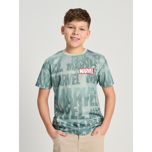 Sinsay - Koszulka Marvel - zielony Sinsay 152 Sinsay