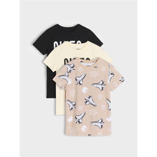 Sinsay - Koszulki 3 pack NASA - wielobarwny Sinsay 104 Sinsay