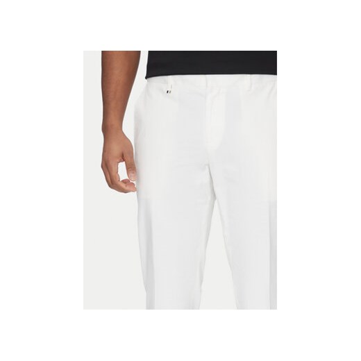 BOSS Spodnie materiałowe C-Genius 50534612 Biały Slim Fit 50 MODIVO