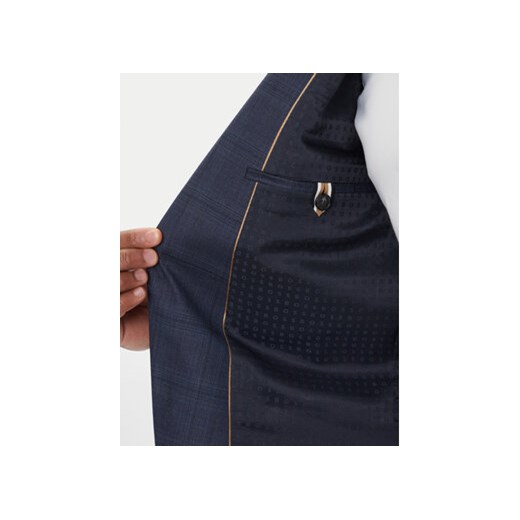 BOSS Garnitur H-Huge 50535401 Niebieski Slim Fit 58 MODIVO
