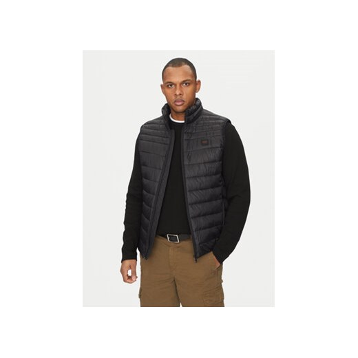 BOSS Bezrękawnik Odeno2 50530966 Czarny Slim Fit ze sklepu MODIVO w kategorii Kamizelki męskie - zdjęcie 178379692