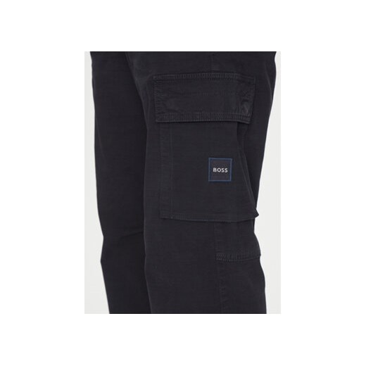 BOSS Spodnie materiałowe Sisla-8 50530599 Granatowy Regular Fit 38_34 MODIVO