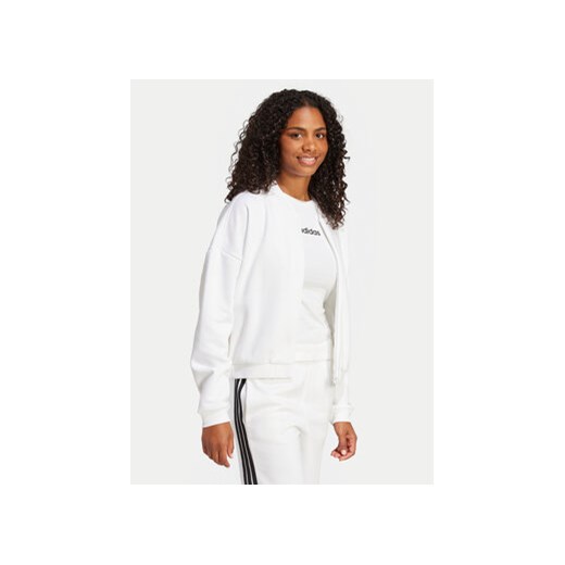adidas Bluza Essentials Contemporary Logo JD9966 Biały Loose Fit M MODIVO