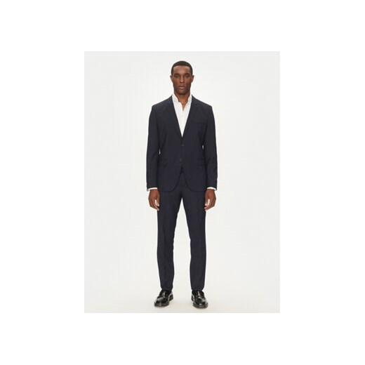 HUGO Garnitur Arti/Hesten232X 50533268 Granatowy Extra Slim Fit ze sklepu MODIVO w kategorii Garnitury męskie - zdjęcie 178380833