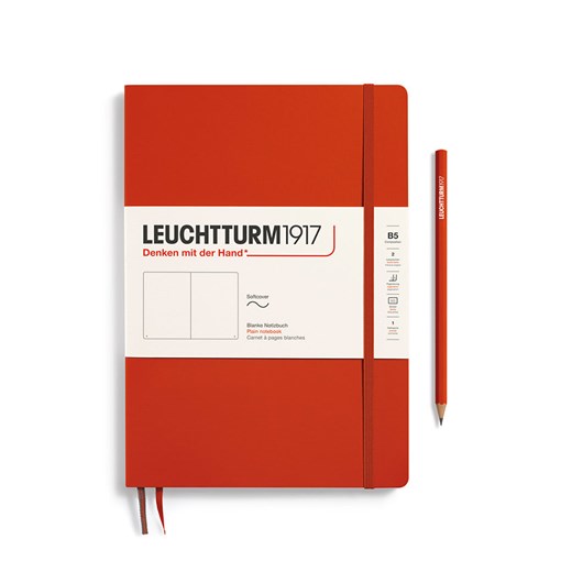 LEUCHTTURM1917 Notatnik w kolorze czerwonym - B5 ze sklepu Limango Polska w kategorii Akcesoria biurowe - zdjęcie 178382622