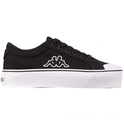 Buty Kappa Boron Low Pf czarno-białe 243162 1110 czarne ze sklepu ButyModne.pl w kategorii Trampki damskie - zdjęcie 178385013
