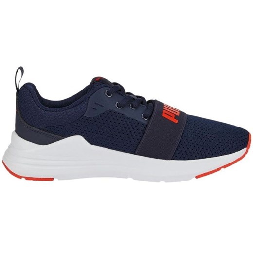 Buty Puma Wired Run 374214 21 niebieskie ze sklepu ButyModne.pl w kategorii Buty sportowe dziecięce - zdjęcie 178385034