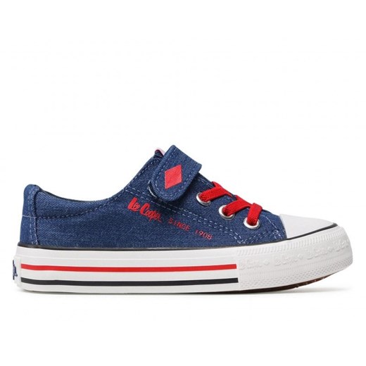 Trampki Lee Cooper Jr LCW-22-44-0801K niebieskie ze sklepu ButyModne.pl w kategorii Trampki dziecięce - zdjęcie 178385064