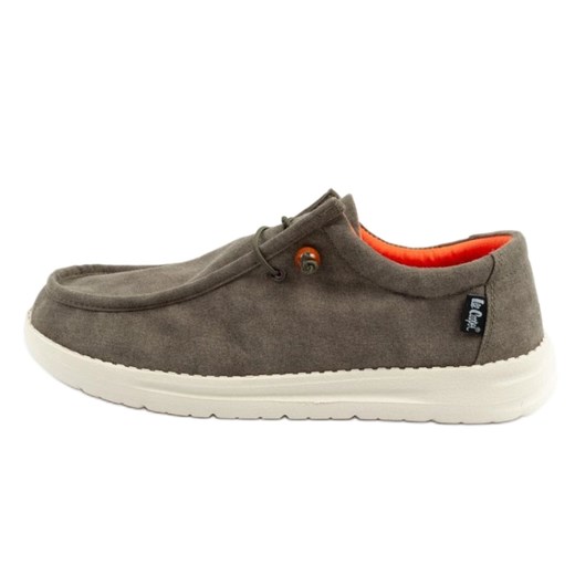 Buty Lee Cooper LCW-25-01-3232M zielone ze sklepu ButyModne.pl w kategorii Mokasyny męskie - zdjęcie 178385682