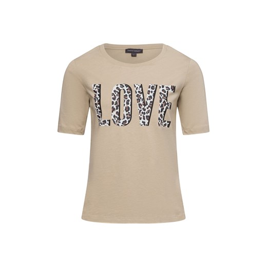 Franco Callegari Koszulka damska Kobiety Bawełna taupe jednolity ze sklepu vangraaf w kategorii Bluzki damskie - zdjęcie 178389670