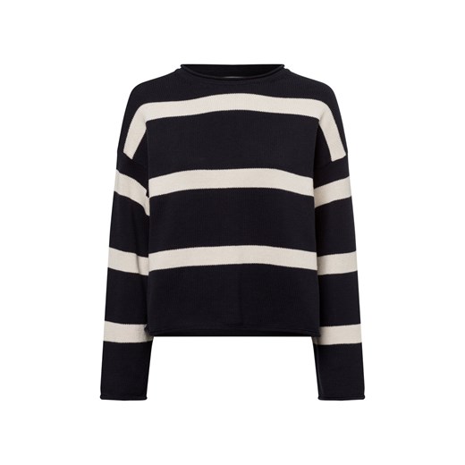 Marc O'Polo Marc O'Polo - Damski sweter z dzianiny Kobiety Bawełna granatowy w paski ze sklepu vangraaf w kategorii Swetry damskie - zdjęcie 178389673