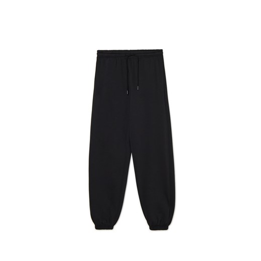 Cropp - Czarne dresowe joggery basic - czarny ze sklepu Cropp w kategorii Spodnie damskie - zdjęcie 178389850