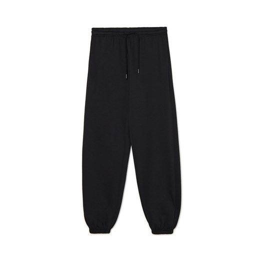 Cropp - Czarne dresowe joggery basic - czarny Cropp XL Cropp