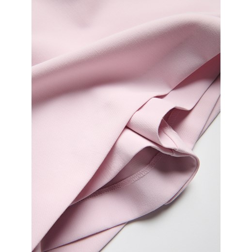 Spódnica różowa Reserved z tkaniny midi 