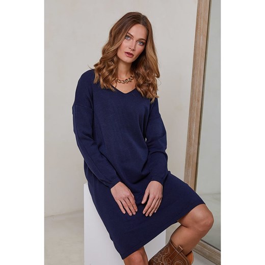 Sukienka Joséfine w serek jesienna 