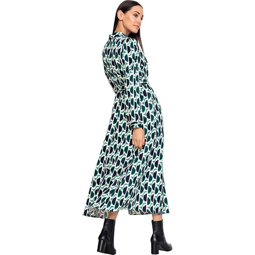 Sukienka Heine maxi casual z długim rękawem w kwiaty