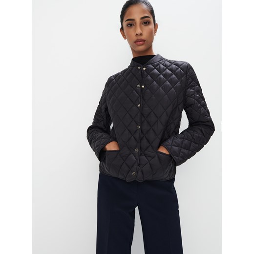 Mohito - Pikowana czarna kurtka przejściowa - czarny Mohito 40 Mohito