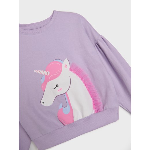 Bluza dziewczęca Sinsay bawełniana 