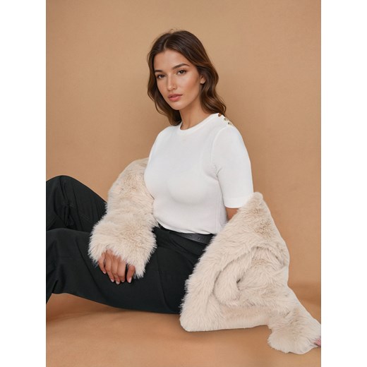 Sweter damski Sinsay biały 