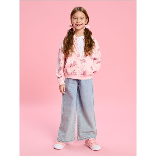 Sinsay - Bluza na zamek - różowy ze sklepu Sinsay w kategorii Bluzy dziewczęce - zdjęcie 178396400