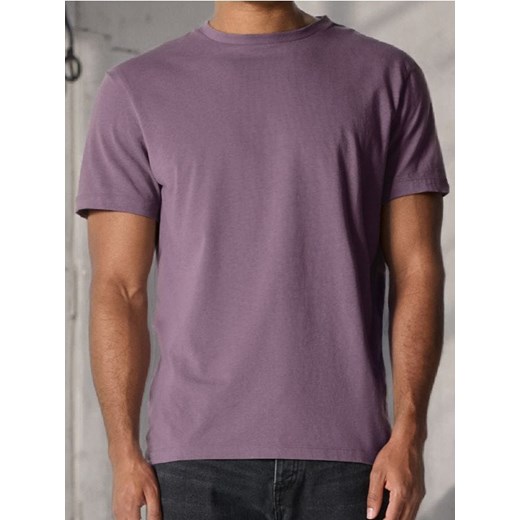 Sinsay - Koszulka basic - fioletowy ze sklepu Sinsay w kategorii T-shirty męskie - zdjęcie 178396403