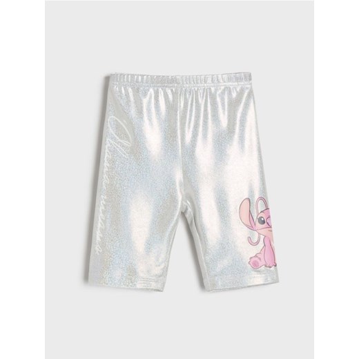 Sinsay - Krótkie legginsy Stitch - srebrny ze sklepu Sinsay w kategorii Spodenki dziewczęce - zdjęcie 178396432