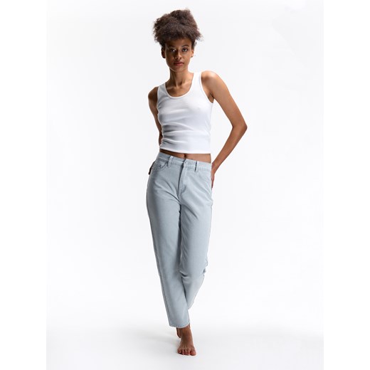 Jeansy damskie niebieskie Gate 