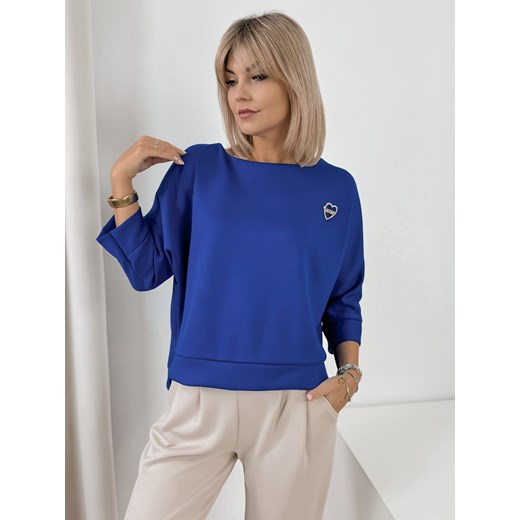 bluza nylto chabrowa one size ze sklepu UBRA w kategorii Bluzy damskie - zdjęcie 178399433