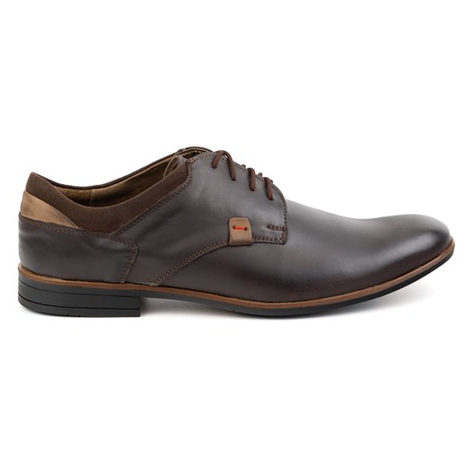 Buty Olivier 263GT skórzane wizytowe brązowe ze sklepu butyolivier w kategorii Półbuty męskie - zdjęcie 178399731