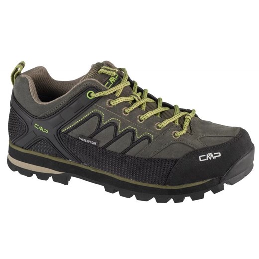 Buty CMP Moon Low 31Q4787-E980 zielone ze sklepu ButyModne.pl w kategorii Buty trekkingowe męskie - zdjęcie 178400340