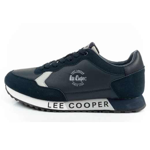 Buty sportowe Lee Cooper LCJ-24-03-3009M niebieskie ze sklepu ButyModne.pl w kategorii Buty sportowe męskie - zdjęcie 178400440