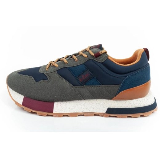 Buty sportowe Lee Cooper LCJ-24-03-3006M zielone ze sklepu ButyModne.pl w kategorii Buty sportowe męskie - zdjęcie 178400441