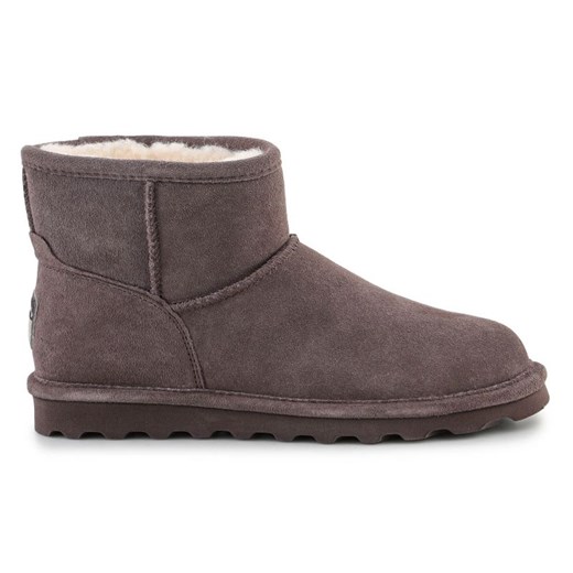 Sniegowce Ocieplane wełną BearPaw Alyssa 2130W-067 szare beżowy ze sklepu ButyModne.pl w kategorii Śniegowce damskie - zdjęcie 178400504