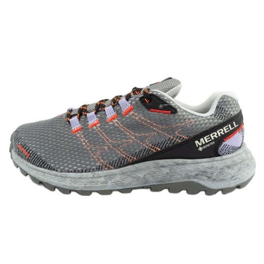 Buty do biegania Merrell Fly Strike J067614 Gtx szare ze sklepu ButyModne.pl w kategorii Buty sportowe damskie - zdjęcie 178400540
