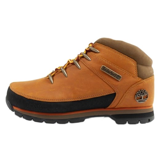 Buty Trekkingowe Timberland Euro Sprint TB0A2K84EN1 brązowe żółte ze sklepu ButyModne.pl w kategorii Buty trekkingowe dziecięce - zdjęcie 178400544