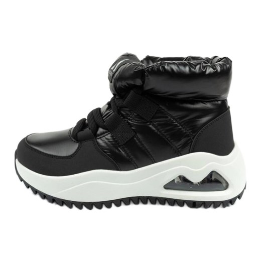 Śniegowce Damskie Skechers Uno 177559/BLK czarne ze sklepu ButyModne.pl w kategorii Śniegowce damskie - zdjęcie 178400554