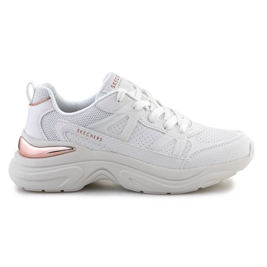 Buty Skechers Hazel Faye 177576WHT białe ze sklepu ButyModne.pl w kategorii Buty sportowe damskie - zdjęcie 178400572