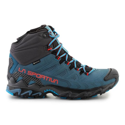 Buty La Sportiva Ultra Raptor Ii Mid Leather Gtx 34J642900 niebieskie ze sklepu ButyModne.pl w kategorii Buty trekkingowe dziecięce - zdjęcie 178400590