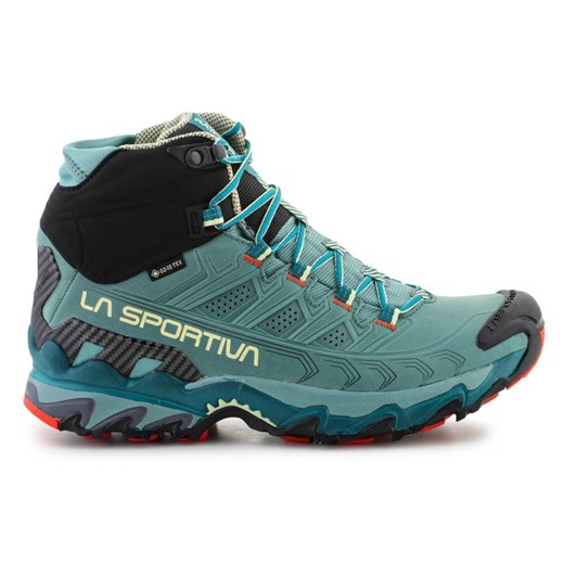 Buty Trekkingowe La Sportiva Ultra Raptor Ii Mid Leather Ws Gtx 34L734900 zielone ze sklepu ButyModne.pl w kategorii Buty trekkingowe dziecięce - zdjęcie 178400610
