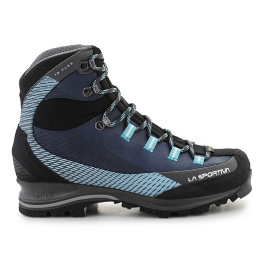 Buty Trekkingowe La Sportiva Trk Leather Gtx Opal Pacific 11Z618621 niebieskie ze sklepu ButyModne.pl w kategorii Buty trekkingowe dziecięce - zdjęcie 178400611