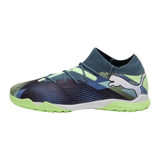 Buty piłkarskie Puma Future 7 Match Tt 107937 03 zielone ze sklepu ButyModne.pl w kategorii Buty sportowe męskie - zdjęcie 178400620