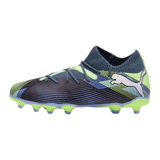 Buty piłkarskie Puma Future 7 Match FG/AG 107945 03 zielone ze sklepu ButyModne.pl w kategorii Buty sportowe dziecięce - zdjęcie 178400621