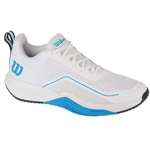 Buty do tenisa Wilson Rush Pro Lite Oz WRS335890 Białe ze sklepu ButyModne.pl w kategorii Buty sportowe męskie - zdjęcie 178400751